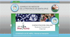 Desktop Screenshot of consejomedicosc.org.ar